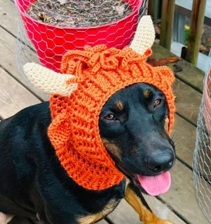 Highland Cow Dog Snood Cowl