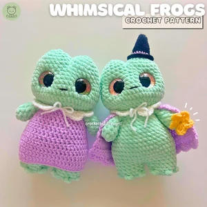 Whimsical Frogs Crochet Pattern