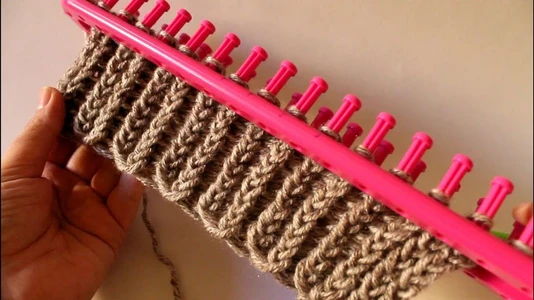 Loom Knitting in the Most Satisfying Way to Make Your Scarf | Step-by-Step Tutorial