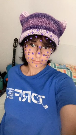 Custom size cat beanie