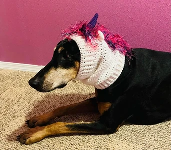 Unicorn Dog Snood Cowl