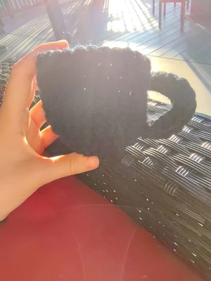 Crochet coffee mug