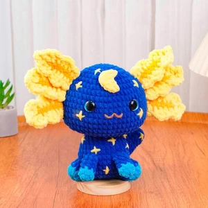 Moon Axolotl Crochet Pattern