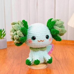 Succulent Axolotl Crochet Pattern