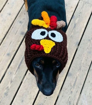 Turkey Dog Snood Cowl