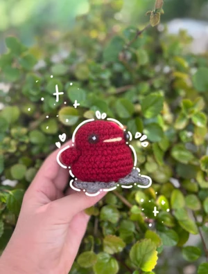 Chubby Red Bird