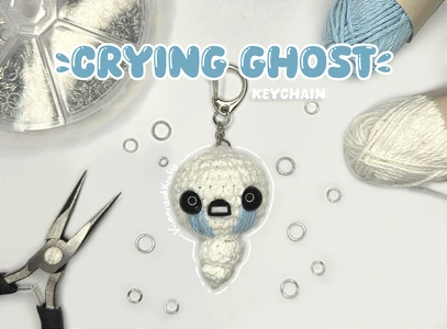 Crying Ghost Doll (Keychain)