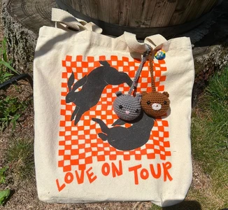 Cat and Bear bag charm bundle