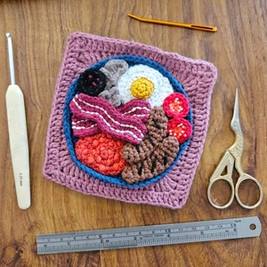 Full English Breakfast Granny Square