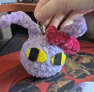 Jax with bow Keychain
