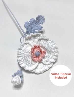 Corn Poppy Flower Pattern