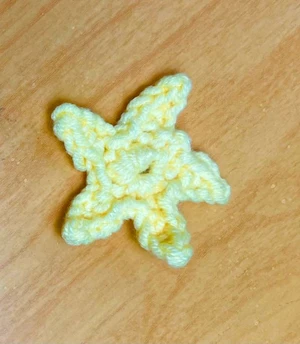 Easy beginner star keychain