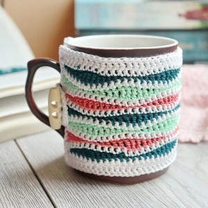 Riviera Crochet Mug Cozy Pattern
