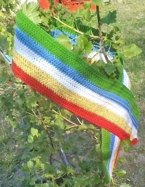 Striped (pride flag) sash