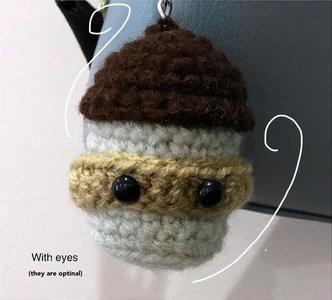 Cute coffee keychain