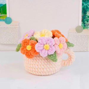 Flower Cup Crochet Pattern