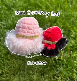 Mini cowboy hat (no-sew)