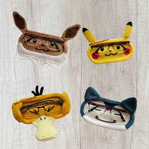 Pokémon Glasses Holder 4-Pack (Pikachu, Psyduck, Snorlax, and Eevee)