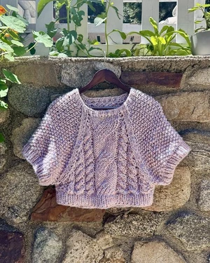 Atlas - A relaxed top-down raglan featuring classic cables.