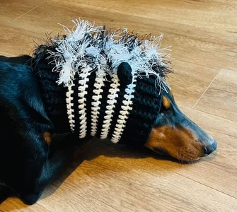 Zebra Dog Snood Cowl