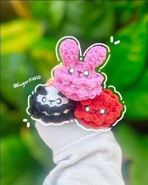 3-in-1 Animal Macarons (low-sew)