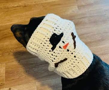 Snowman Dog Snood Cowl