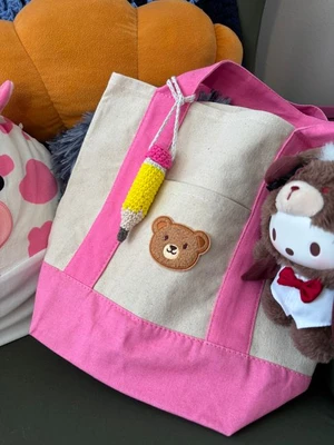 No-sew Pencil Chapstick Bag Charm