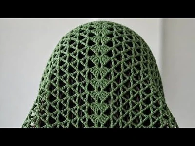 CROCHET IT AND WEAR IT NOW  SO BEAUTIFUL AND SO EASY  CROCHET SUMMER TRIANGLE BANDANA!