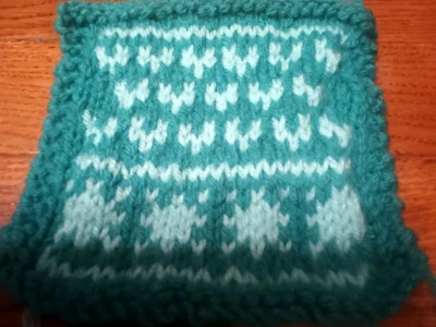Cold hearts dish cloth