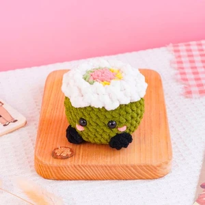 Seaweed Rice Roll Crochet Pattern