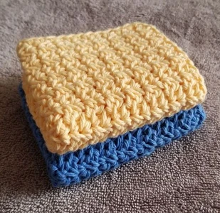 Spider Stitch Dishcloth Crochet Pattern
