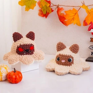 Halloween Siamese Cat Crochet Pattern