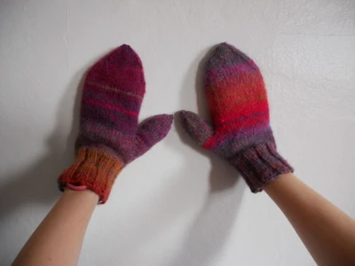 Multicolored Mittens