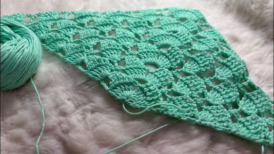 Crochet Triangle Shawl Tutorial | Easy Step-by-Step Stitch Guide