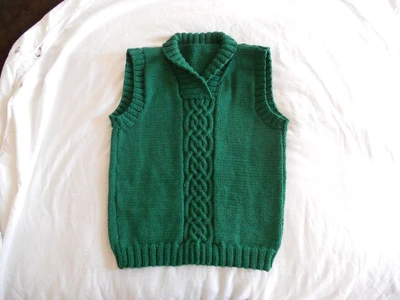Celtic Braid Sweater Vest