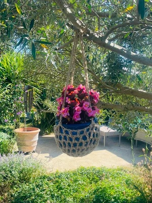 Jute Lattice Plant Basket