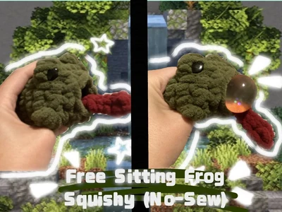Sitting Frog Squishy (No-Sew)