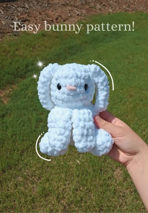Cute sitting bunny!