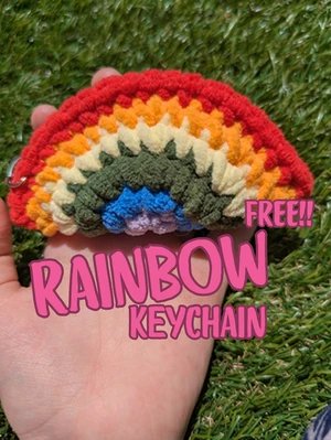 Cute Rainbow keychain