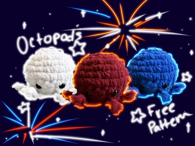 Patriotic Octopods (No-Sew)