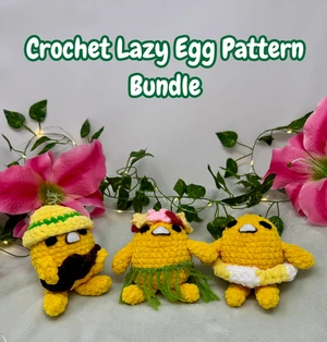 Crochet Lazy Egg Bundle