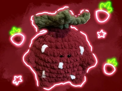 Strawberry Terrifying Bean Alien (Low-sew)