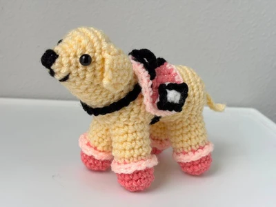 Mini Labrador Service Dog Plush
