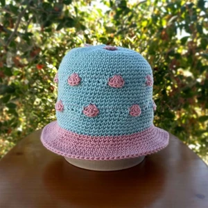 Paralia Sun Hat Crochet Pattern - 0-3 months