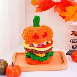 Pumpkin Burger Crochet Pattern