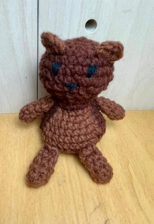 Small Bear crochet toy
