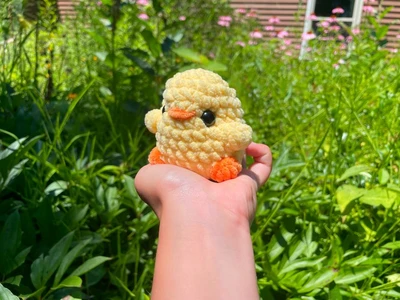 no sew chick ball crochet pattern
