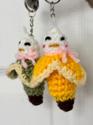 Banana Duckling Keychain