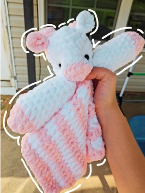 Strawberry cow lovey