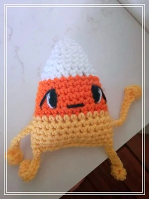 No sew Leggy Candycorn